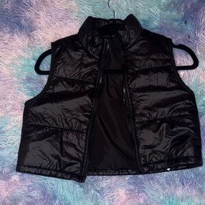 Black Puffer Vest